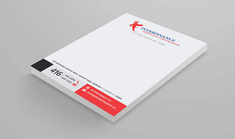 best notepads design & printing Toronto, Oakville, Mississauga, Vancouver, Burnaby